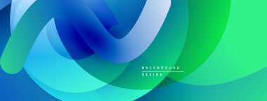Soyut sıvı şekilleri mavi ve yeşillikleri harmanlıyor. Pürüzsüz gradyanlar dinamik, modern arka plan tasarımı yaratır. Minimalist estetik, canlı renkler.