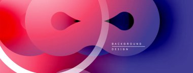 Soyut sıvı şekilleri, canlı gradyanlar. Pembe, mor, mavi renkler kusursuz bir şekilde harmanlanır. Modern tasarım ögesi, dinamik bileşim.