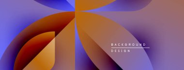 Soyut sıvı şekiller harmanlanarak canlı mor, turuncu gradyanlar oluşturur. Modern tasarım elementleri dinamik hareketi, pürüzsüz geçişleri önerir.