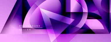 Soyut mor tasarım akışkan şekiller, gradyanlar içerir. Dinamik eğrili modern arkaplan, geometrik elementler.