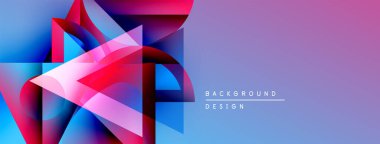 Soyut geometrik şekiller, canlı renkler, değişken arkaplan. Modern tasarım elementleri dinamik görsel etki yaratır.