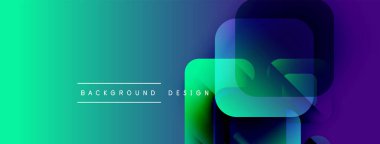 Soyut eğim arkaplanı. Üst üste binen kareler dinamik görsel efekt yaratır. Modern tasarım elemanları canlı renk şeması sunar.