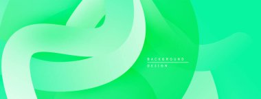 Soyut sıvı şekiller, canlı yeşil renkler, modern tasarım. Pürüzsüz gradyanlar dinamik görsel akış yaratır, mükemmel arkaplan.