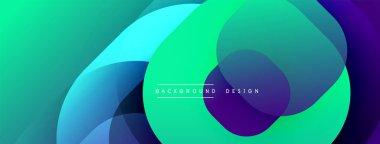 Soyut enerji eğimleri çakışıyor ve dinamik görsel etki yaratıyor. Turkuaz, mor renkler kompozisyona hakim. Modern tasarım ögesi.