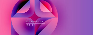 Soyut akışkan şekiller harmanlanır, canlı mor, pembe gradyanlar oluşturur. Modern tasarım enerji, hareket, görsel cazibe öneriyor.