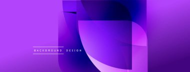 Soyut mor tasarım akışkan şekiller, gradyanlar içerir. Dinamik eğrili modern arkaplan, pürüzsüz geçişler.
