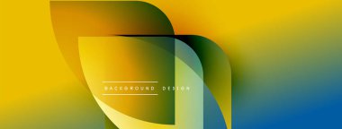 Soyut gradyanlar çakışıyor, dinamik görsel etki yaratıyor. Sarılar, yeşiller, maviler kusursuz bir şekilde harmanlanır. Arka planlar için modern tasarım ögesi.