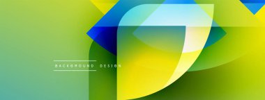 Soyut enerjik tasarım akış şekilleri, gradyanlar. Sarı, yeşil, mavi renkler dinamik görsel efekt yaratır. Modern arkaplan ögesi.