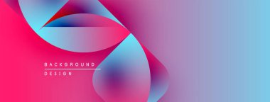 Soyut sıvı şekilleri canlı pembeler, maviler, morlar harmanlar. Gradyan arka plan dinamik görsel efekt yaratır. Metin arkaplan tasarımı okur.