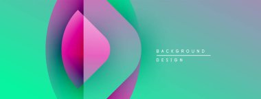 Soyut gradyanlar harmanlanarak, dinamik görsel efekt yaratır. Pembe, turkuaz renkler kompozisyona hakim. Minimalist metin mevcut.