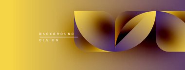 Soyut altın tasarım akışkan şekiller, gradyanlar içerir. Metin elementleri, canlı renkleri, pürüzsüz geçişleri olan modern arkaplan.