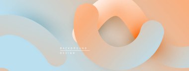 Soyut sıvı şekiller, pastel renkler düzgün bir şekilde harmanlanır. Yumuşak gradyanlar modern arkaplan tasarımı yaratır. Minimalist estetik, rahatlatıcı görsel deneyim.