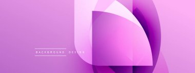 Soyut mor arkaplan. Üst üste binen kareler dinamik görsel efekt yaratır. Modern tasarım elementleri pürüzsüz eğimler sunar.