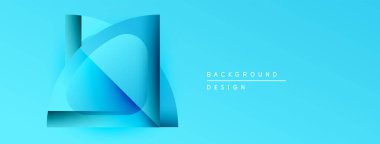 Soyut mavi katmanlar modern tasarım yaratır. Minimalist kompozisyon, temiz çizgiler, canlı renk düzeni. Sunumlar için mükemmel arkaplan.