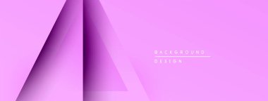 Pembe soyut arka plan. Üst üste binen katmanlar derinlik yaratır, modern tasarım. Minimalist estetik, temiz çizgiler, basit geometri.