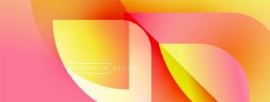 Soyut sıvı şekilleri, canlı gradyanlar. Pembe, turuncu, sarı renkler kusursuz bir şekilde harmanlanır. Arka planlar için modern tasarım ögesi.