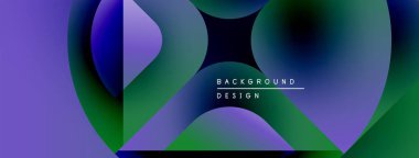 Soyut sıvı şekilleri mor, yeşil ve mavi renkleri harmanlıyor. Modern tasarım metin arkaplanı, tasarım içerir. Minimalist estetik dinamik görsel etki yaratır.