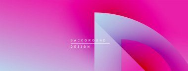 Soyut eğim arkaplanı. Pembe, mor, mavi renkler düzgün bir şekilde harmanlanır. Minimalist tasarım metin arkaplan tasarımı içerir. Modern estetik.