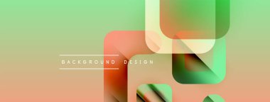 Soyut arkaplan özellikleri katmanlı şekiller, gradyanlar. Yumuşak renkler harmanlanarak modern görsel efekt yaratır. Tasarım elementleri üst üste binerek dinamik bileşim oluşturur.