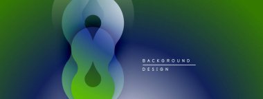 Soyut çakışan çemberler dinamik bir değişim etkisi yaratır. Modern tasarım, canlı renkler, pürüzsüz geçişler. İdeal arkaplan ögesi.