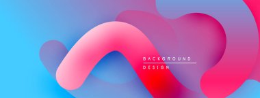 Soyut sıvı şekiller, canlı renklerin karışımı. Modern tasarım, pürüzsüz eğimler dinamik kompozisyon yaratır. Arkaplan yenilik ve enerji öneriyor.