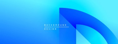Soyut mavi eğimli arkaplan. Modern tasarım eğri şekiller içeriyor, metin arka plan tasarımı okuyor. Basit, temiz estetik..