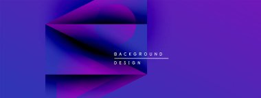 Soyut mor arkaplan. Gradyan katmanlar dinamik görsel efekt yaratır. Metin arka plan tasarımı okur. Modern, şık bir sunum.