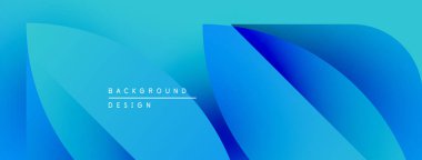 Soyut mavi arkaplan tasarımı. Yumuşak eğimler akışkan şekiller yaratır, modern estetik. Metin arkaplan tasarımı okur.