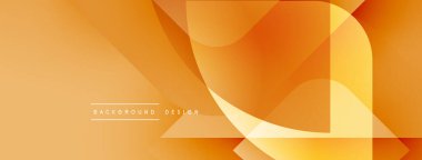 Soyut turuncu arka plan. Üst üste binen katmanlar dinamik görsel efekt yaratır. Yumuşak eğimler, modern tasarım elementleri mevcut.