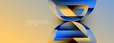 Soyut geometrik tasarım. Renkler karışıyor, dinamik görsel efekt yaratıyor. Sunumlar ve web siteleri için modern arkaplan uygun.