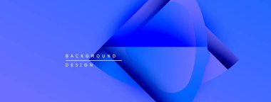 Soyut mavi eğimler akan şekiller oluşturur. Metin arka plan tasarımını beyaz olarak okur. Modern, dinamik görsel kompozisyon.