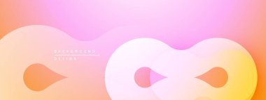 Soyut akışkan şekiller harmanlanarak yumuşak bir arkaplan oluşturur. Sıcak renkler modern estetiği çağrıştırıyor. Minimalist tasarım.