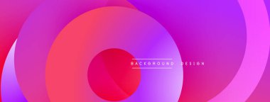 Soyut enerji katmanları dairesel desen oluşturur. Gradyan renkler harmanlanarak modern arkaplan tasarımı oluşturur. Yumuşak geçişler, dinamik kompozisyon.