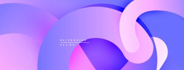 Soyut sıvı şekilleri, mor renkler, pürüzsüz gradyanlar. Arkaplan, dijital sanat ve sunumlar için modern tasarım ögesi.