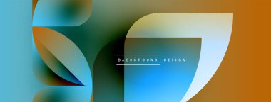 Soyut akışkan şekiller harmanlanarak dinamik gradyan bileşimi oluşturur. Modern tasarım sıcak, serin renk geçişlerini içerir. Minimalist estetik.