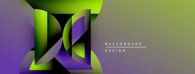 Soyut geometrik tasarım. Canlı renkler harmanlanarak, dinamik görsel efekt yaratır. Sunumlar ve grafikler için modern arkaplan uygun.