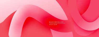 Soyut akış kurdeleleri, pembe renkler, modern tasarım. Yumuşak gradyanlar dinamik görsel doku oluşturur. Minimalist estetik.