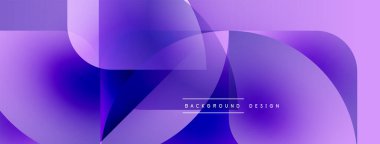 Soyut mor tasarım. Akışkan şekiller örtüşür, dinamik görsel doku oluşturur. Dijital projeler için modern arkaplan.