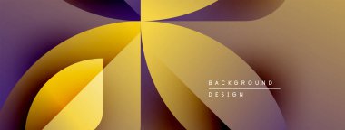 Soyut geometrik tasarım. Sıcak renkler harmanlanarak, dinamik görsel efekt yaratır. Çeşitli projeler için modern arkaplan.