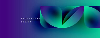 Soyut akışkan kurdeleler, canlı mor gradyan. Arka planlar ve sunumlar için modern tasarım öğesi. Düz eğriler dinamik görsel etki yaratır.