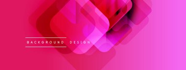 Soyut pembe eğimli şekiller çakışıyor. Modern tasarım elementleri dinamik görsel doku oluşturur. Arkaplan özellikleri metin etiketleri.