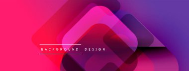 Soyut gradyan katmanlar dinamik görsel efekt yaratır. Pembe, mor renkler pürüzsüz, modern tasarım elementi..