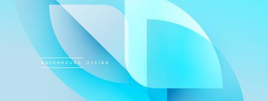Soyut mavi katmanlar dinamik arkaplan oluşturur. Düz gradyanlar, modern tasarım, temiz estetik. Minimalist kompozisyon, başlıklar veya afişler için mükemmel.