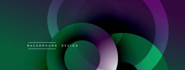 Soyut akışkan şekiller, koyu arkaplan, canlı renkler. Gradyan tasarım dinamik görsel efekt yaratır. Modern estetik.