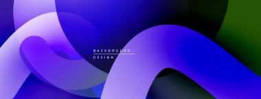Soyut sıvı şekiller, canlı mor renkler, modern tasarım. Yumuşak gradyanlar dinamik bileşim oluşturur, ideal arkaplan.