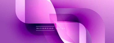 Soyut pembe arka plan. Pürüzsüz eğimler, yuvarlak dikdörtgenler dinamik görsel efekt oluşturur. Modern tasarım ögesi.