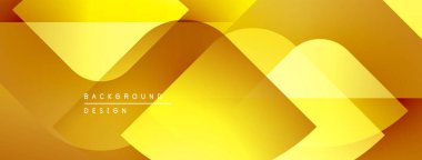 Soyut altın tasarım. Üst üste binen şekiller dinamik doku, modern his yaratır. Parlak gradyanlar, sıcak tonlar kompozisyona hakim..