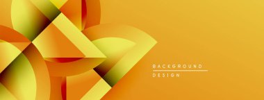 Soyut altın şekiller örtüşür, dinamik görsel efekt yaratır. Sıcak tonlar kompozisyona hükmediyor, enerji ve hareket öneriyor..