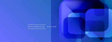Soyut mavi eğimli şekiller çakışıyor. Modern tasarım elementleri dinamik görsel etki yaratır. Minimalist tarz, temiz kompozisyon.