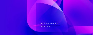 Soyut eğim arkaplanı. Mor, mavi renkler düzgün bir şekilde harmanlanır. Modern tasarım elementleri dinamik görsel etki yaratır. Metin arkaplan tasarımı okur.